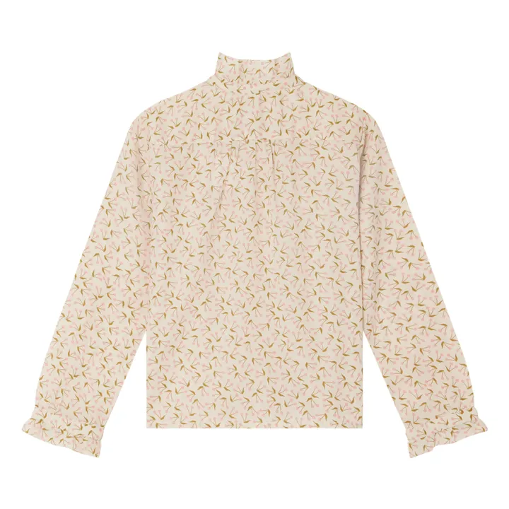 Bonpoint Blouse Coton Bio Cerises Bree | Ecru