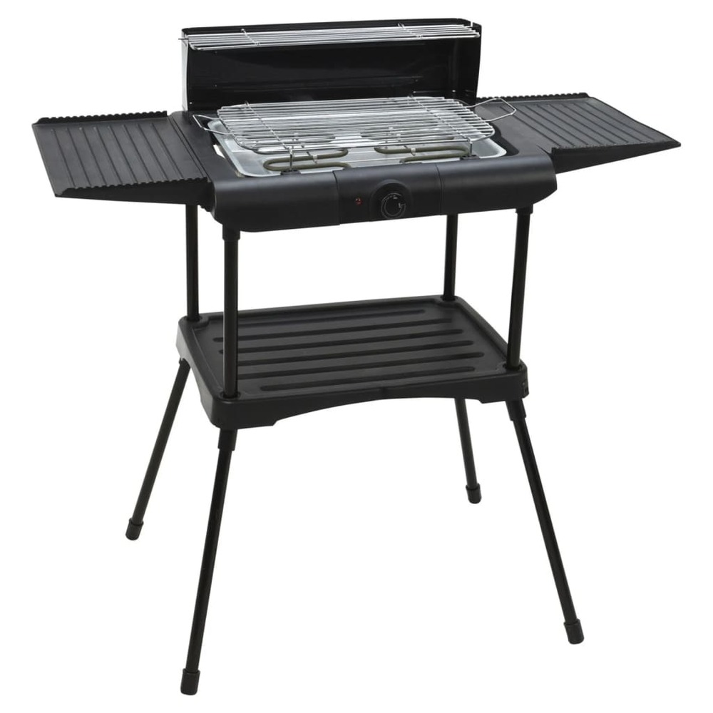 Barbecue électrique sur support 2000 w noir