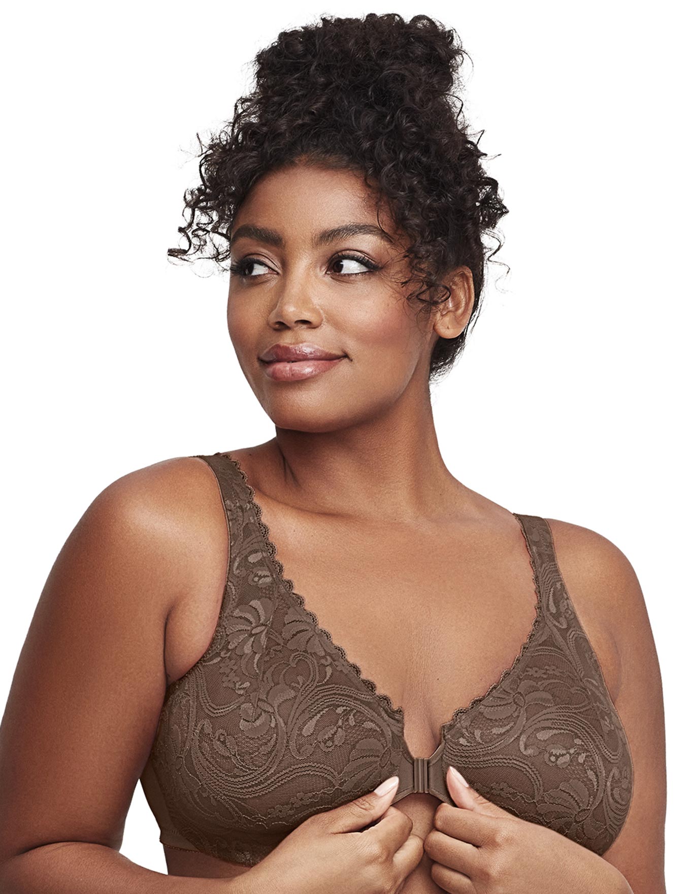 Soutien-gorge agrafé devant