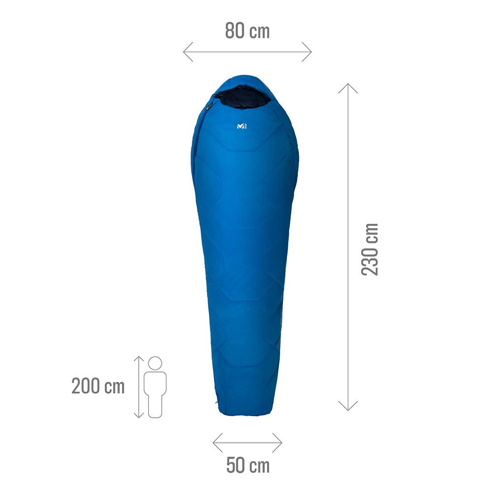 Millet BAIKAL 750 LONG +5°C - Sac de couchage sky diver