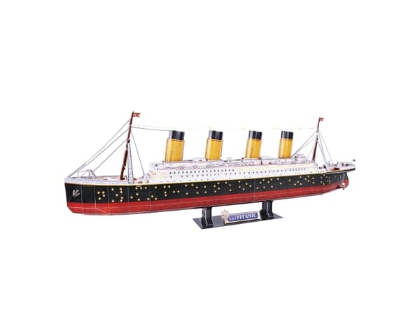 CubicFun Titanic LED, 266 stykker, Skip, 14 år