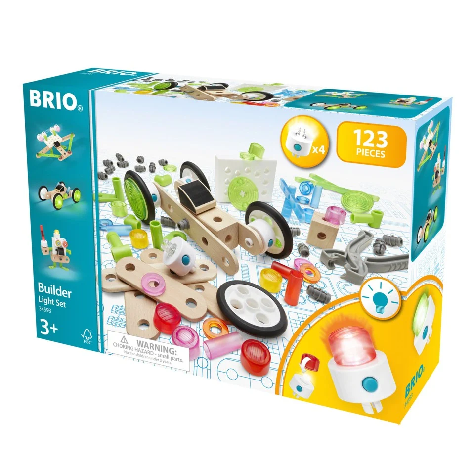 BRIO - Builder Light Sæt - 123dele (34593)
