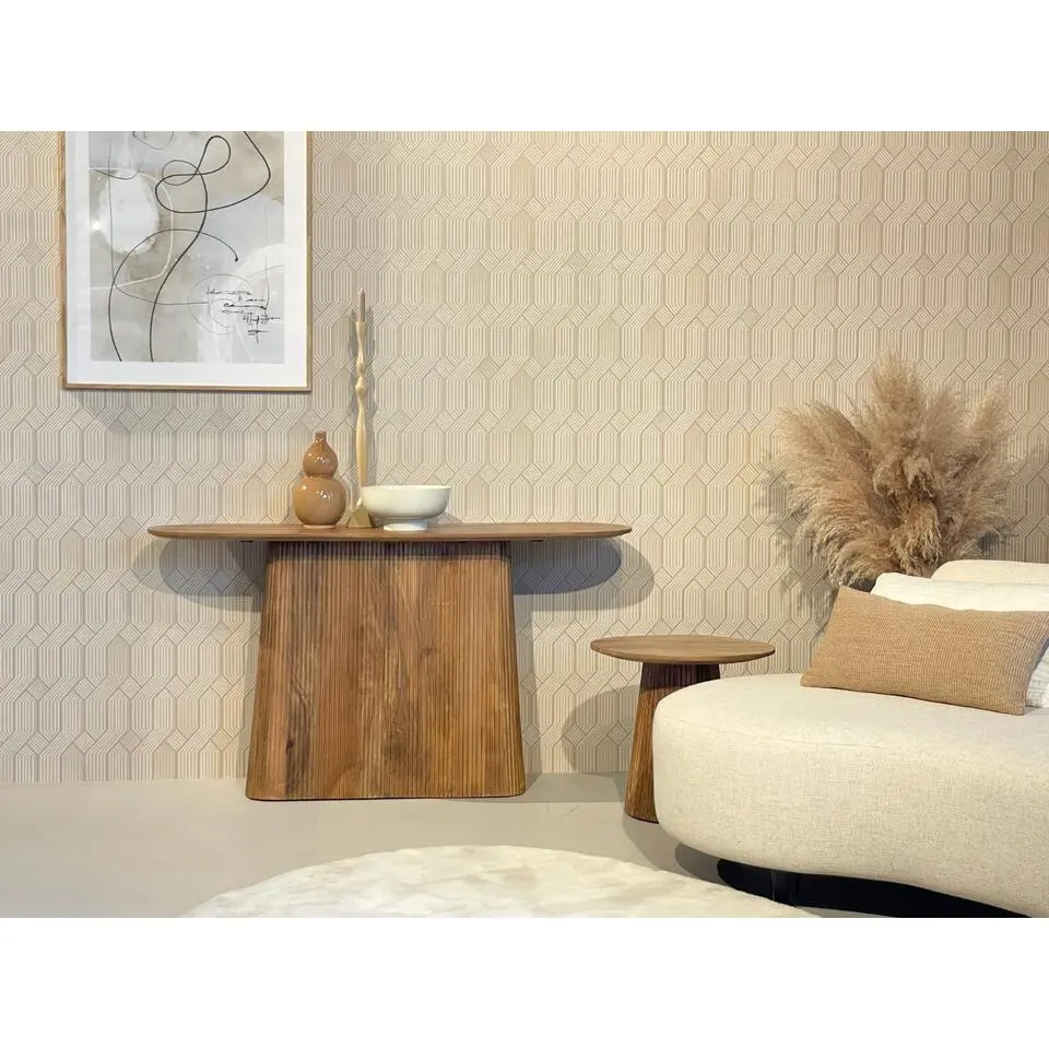 Sidetable Naturel Mangohout - 140x40x80cm - Salvator