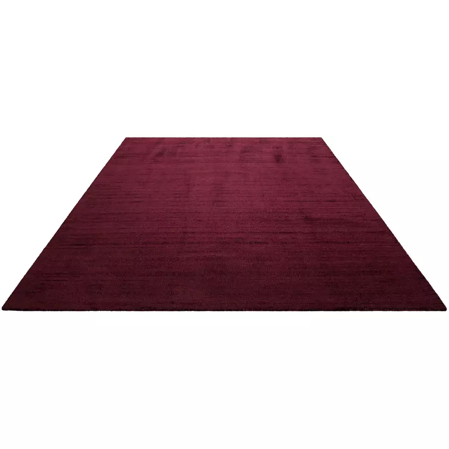 Homie Living Kurzflorteppich Miramonti bordeaux rot