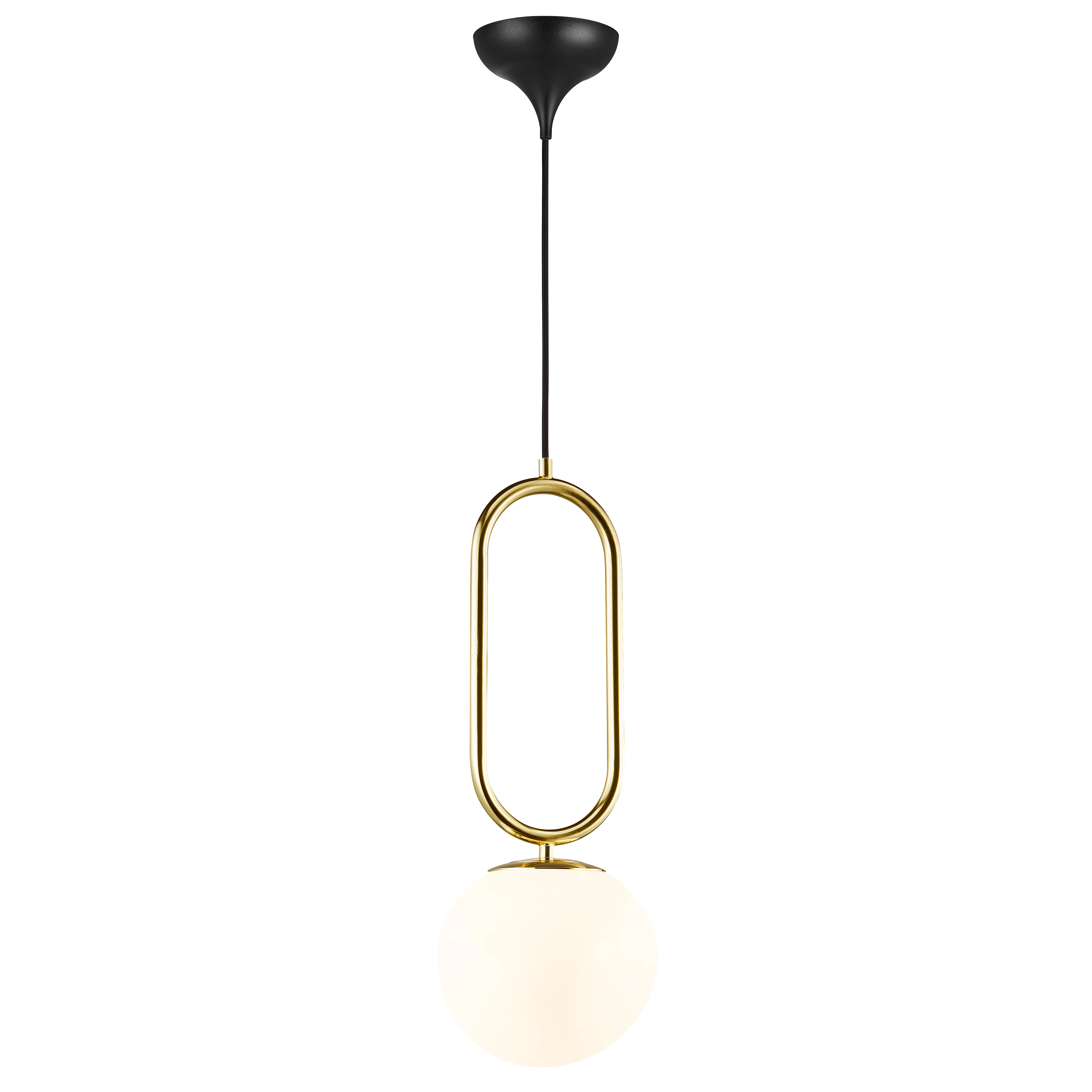 Design For The People  Shapes pendel, messing - Ø27 cm.