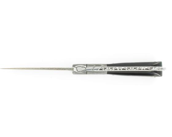 Sperone Damas Buffle brut Couteau de Poche - Sperone par Fontenille Pataud
