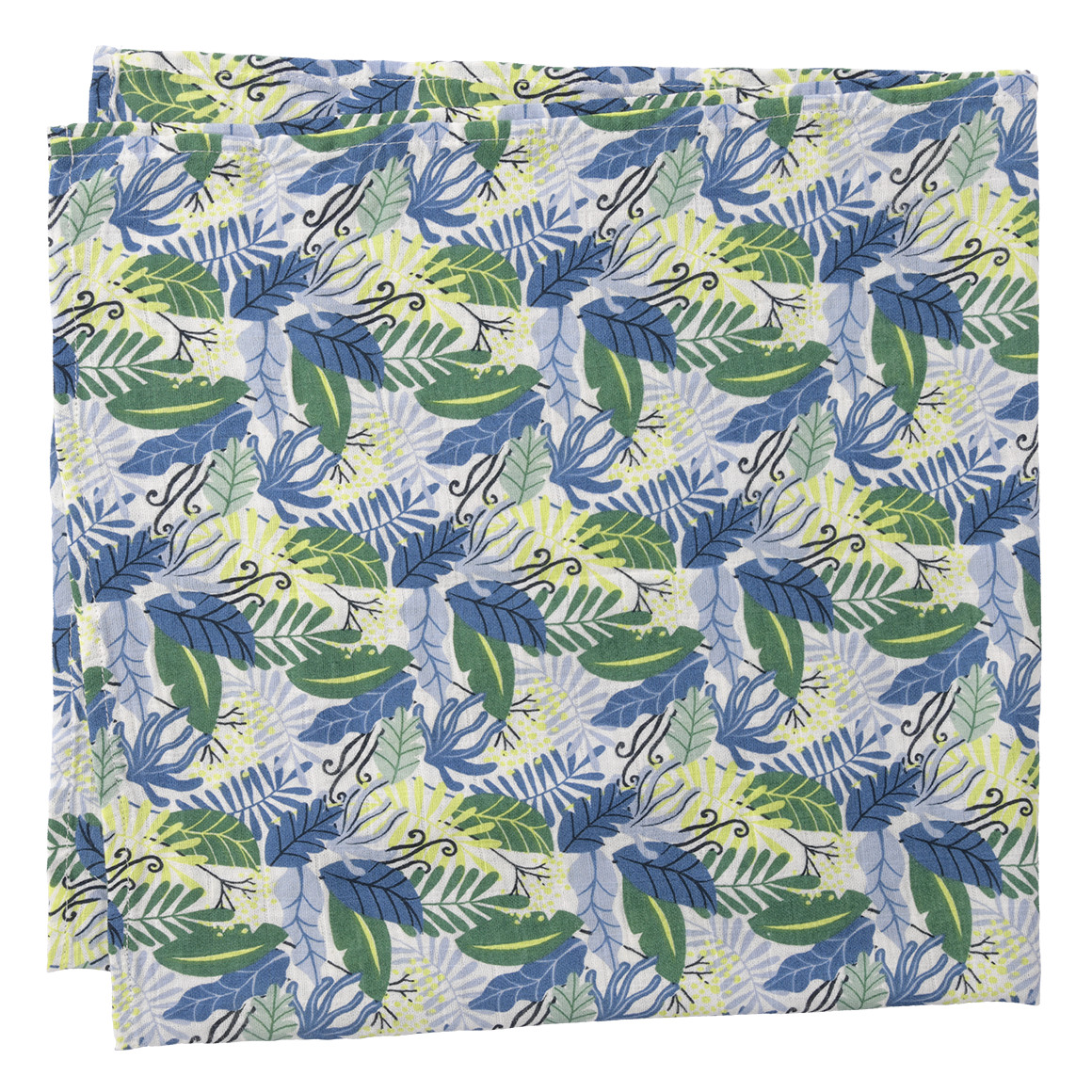 Topomini 3 Musselintücher in verschiedenen Dessins grün / blau / weiss