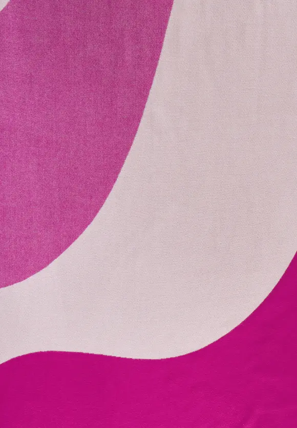 Jacquard Schal - bright cozy pink