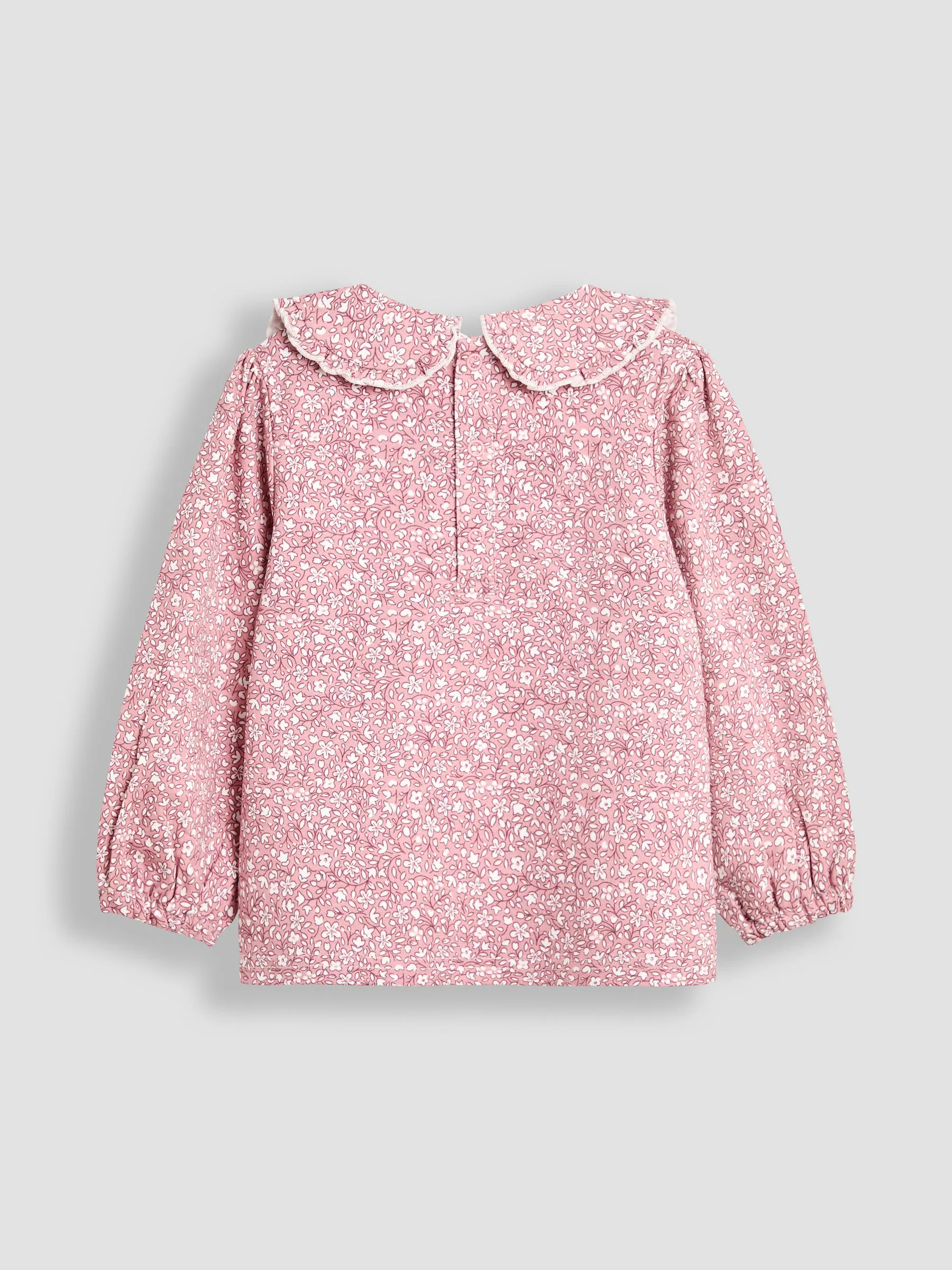 Roze - JoJo Maman Bébé 2-Pack Tops met kraag en print