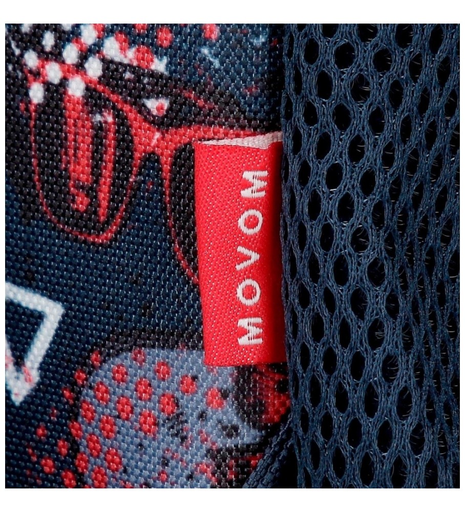 Movom Mochila Movom Free time con carro 38 cm marino