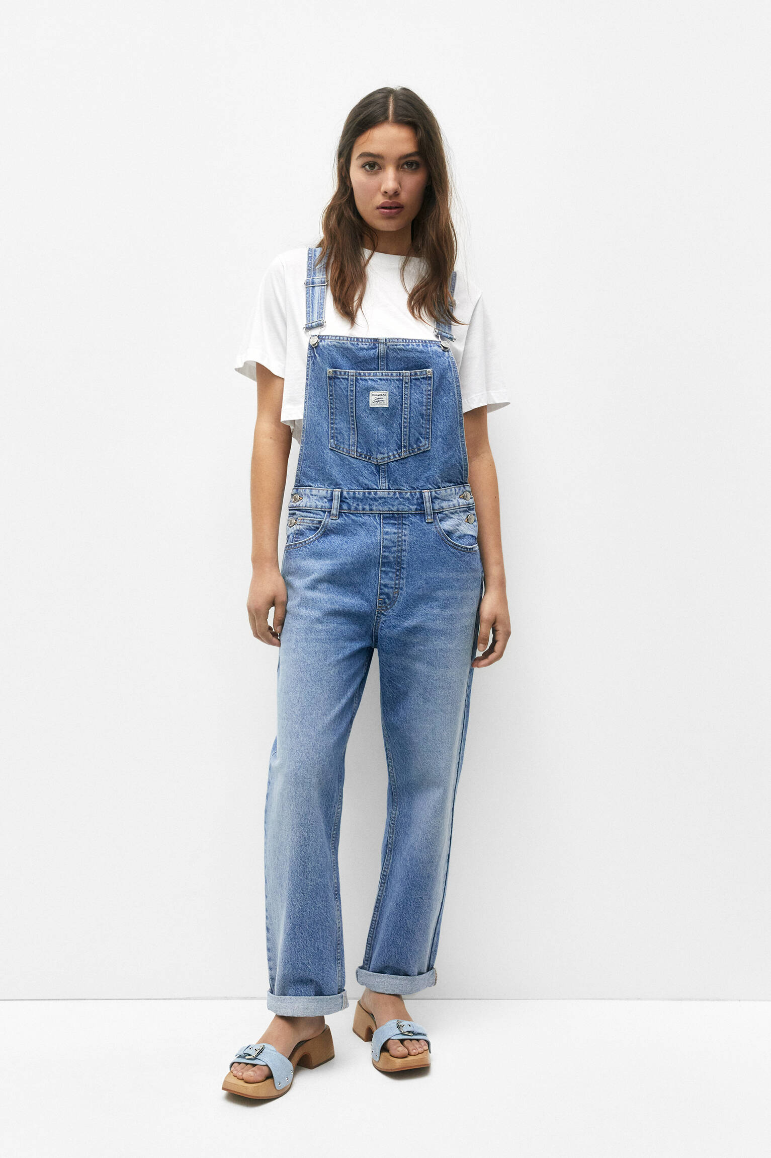 MACACÃO JEANS - AZUL MÉDIO