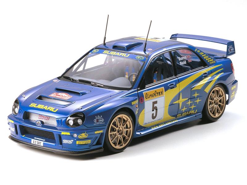 Tamiya Bausatz Subaru Impreza WRC 2001 1:24 Detailgetreuer Modellbausatz im Massstab 1:24