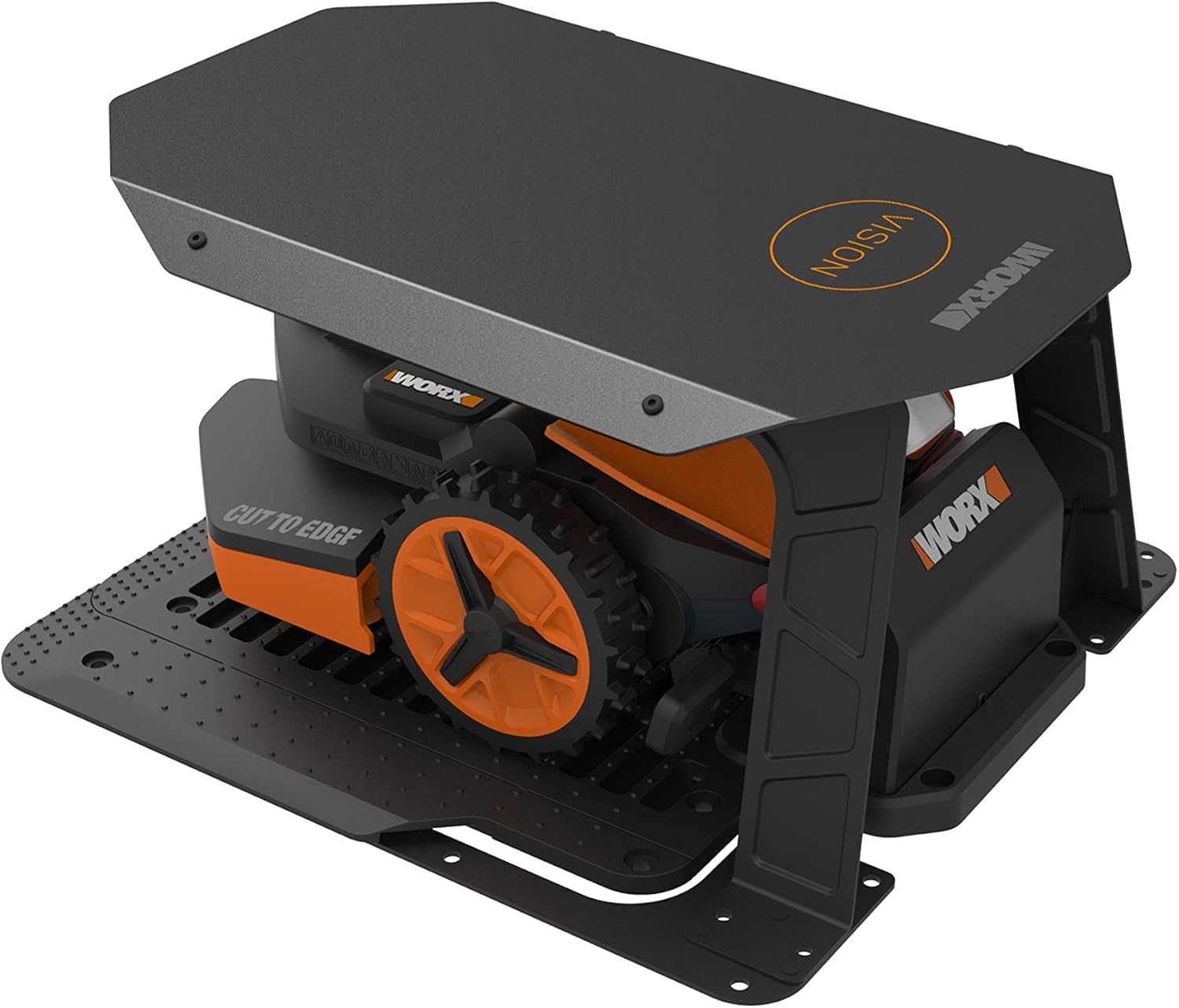 WORX WA0821 Mährobotergarage für Landroid Vision - Schutz vor Extremwetter & Sonneneinstrahlung - stabil & langlebig - einfacher Aufbau - aus Recylingmaterial