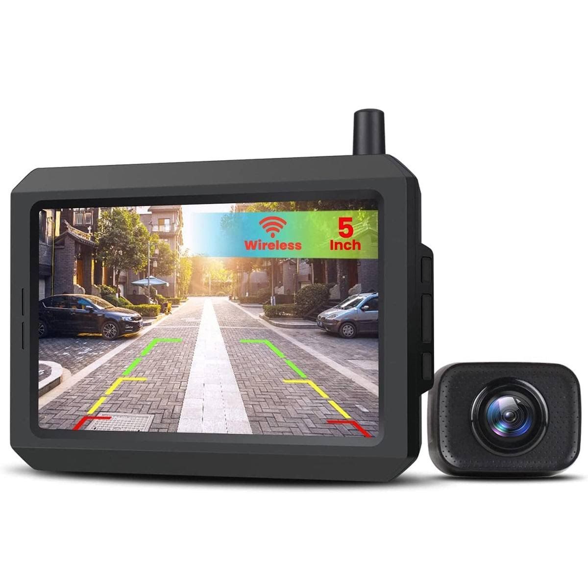 AUTO-VOX W7 5“ LCD Kabellos Digital Rückfahrkamera Set
