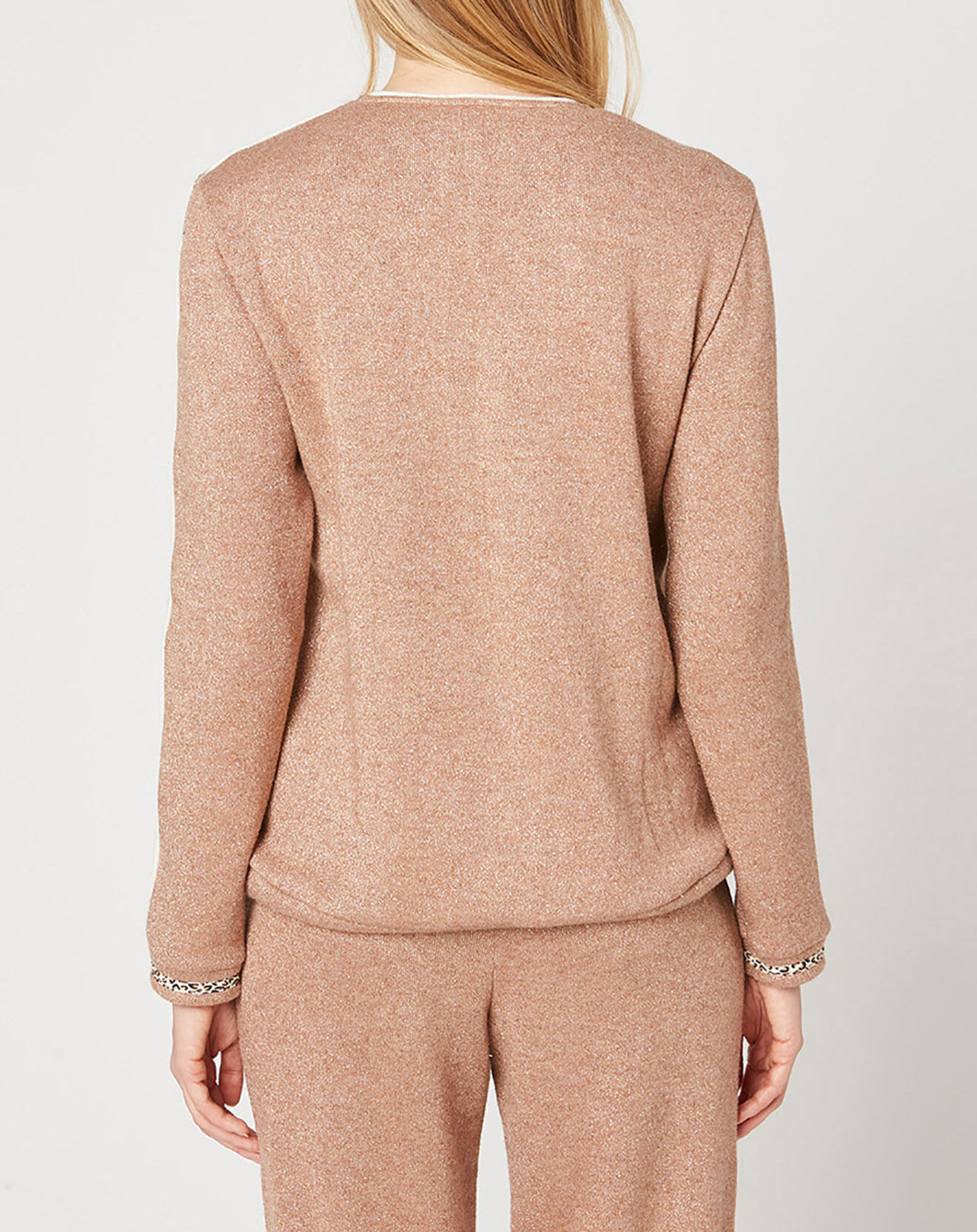 Le Chat Pantalon Mailleway vieux rose/marron