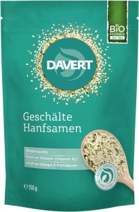 Davert Hanfsamen geschält Rohkost Bio, 150 g