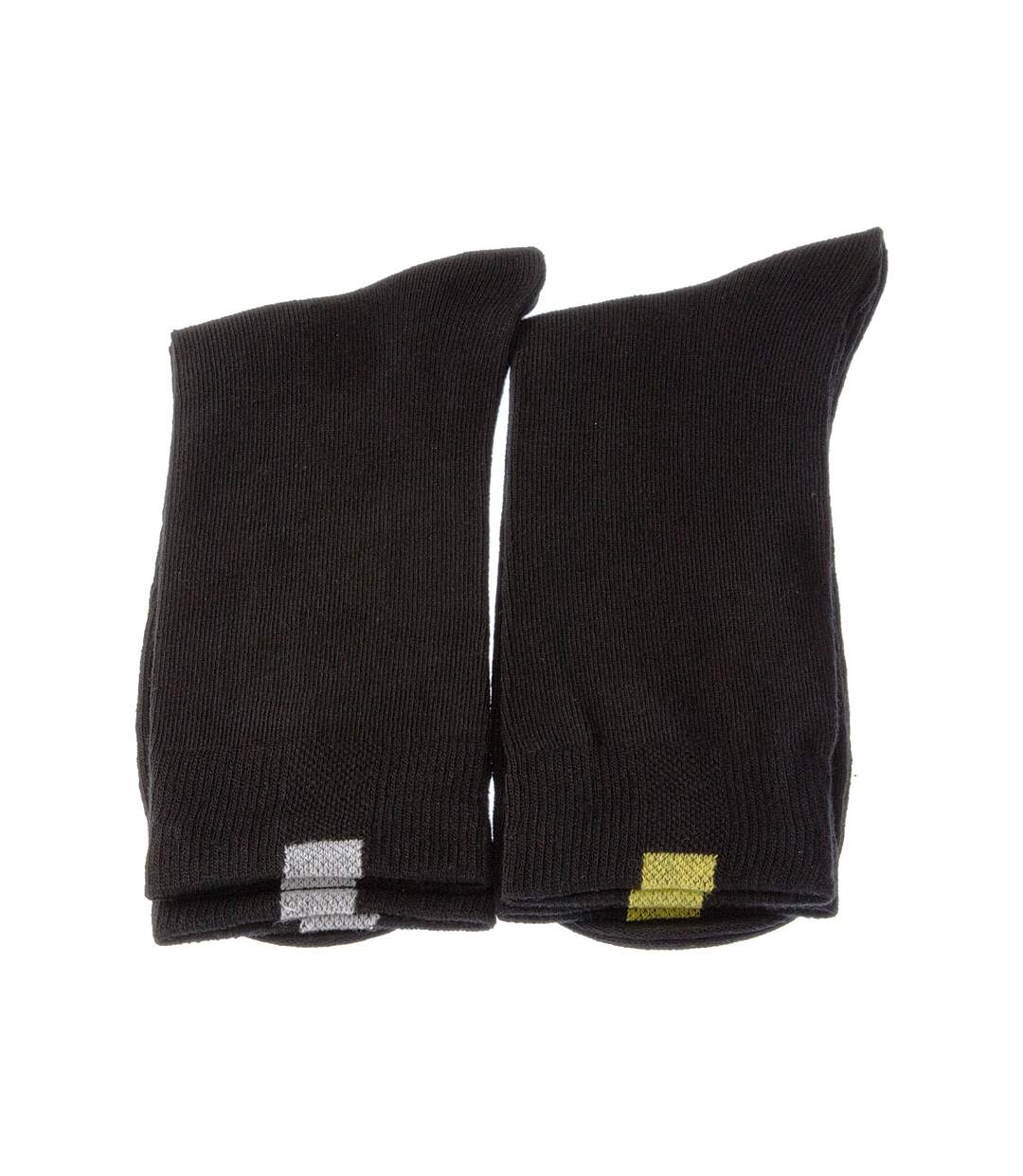 Chaussette Montantes - Lot de 5 - Sans bouclette - Noir - Ecodim