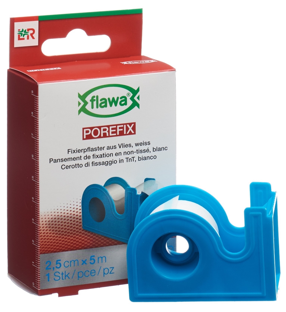 FLAWA Porefix Heftpflaster 2.5cmx5m Disp 1 Stk