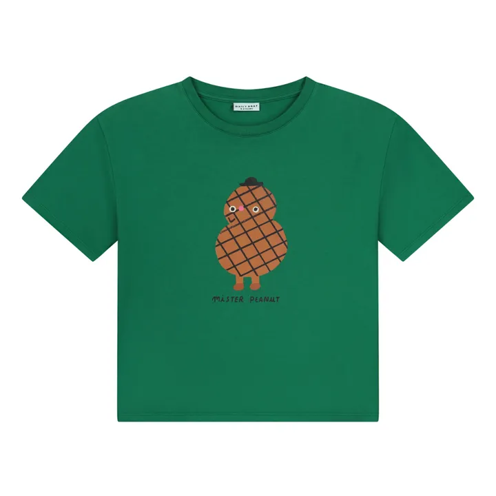Daily Brat T-Shirt Peanut Man | Vert sapin