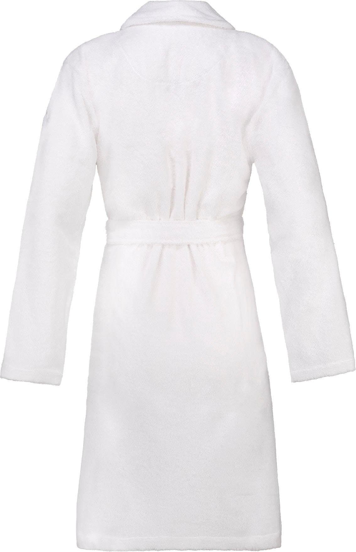 Esprit Unisex-Bademantel »Mono, ideal für Sauna & Spa, Hotelbademantel, Morgenmantel«, 1 Stk. mit Schalkragen & Logostickerei