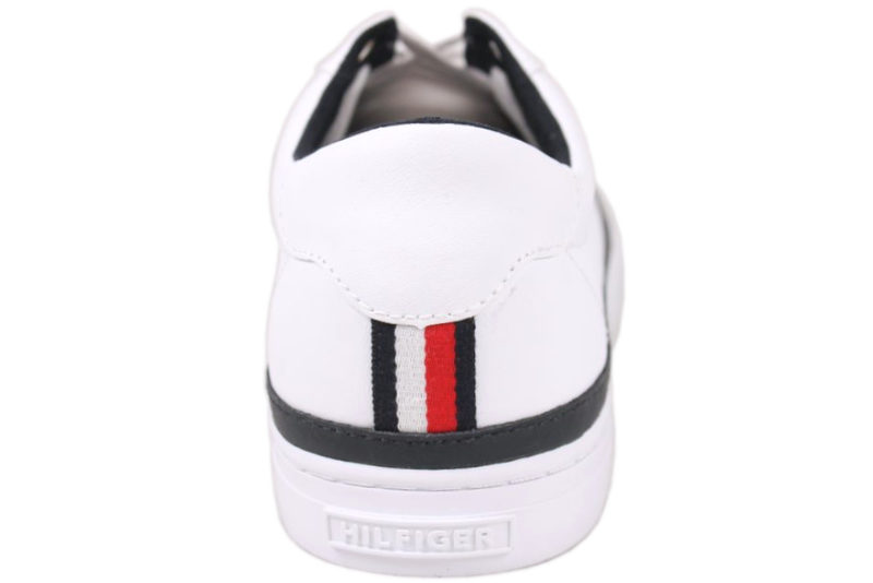 TOMMY HILFIGER ESSENTIAL LEATHER WHITE