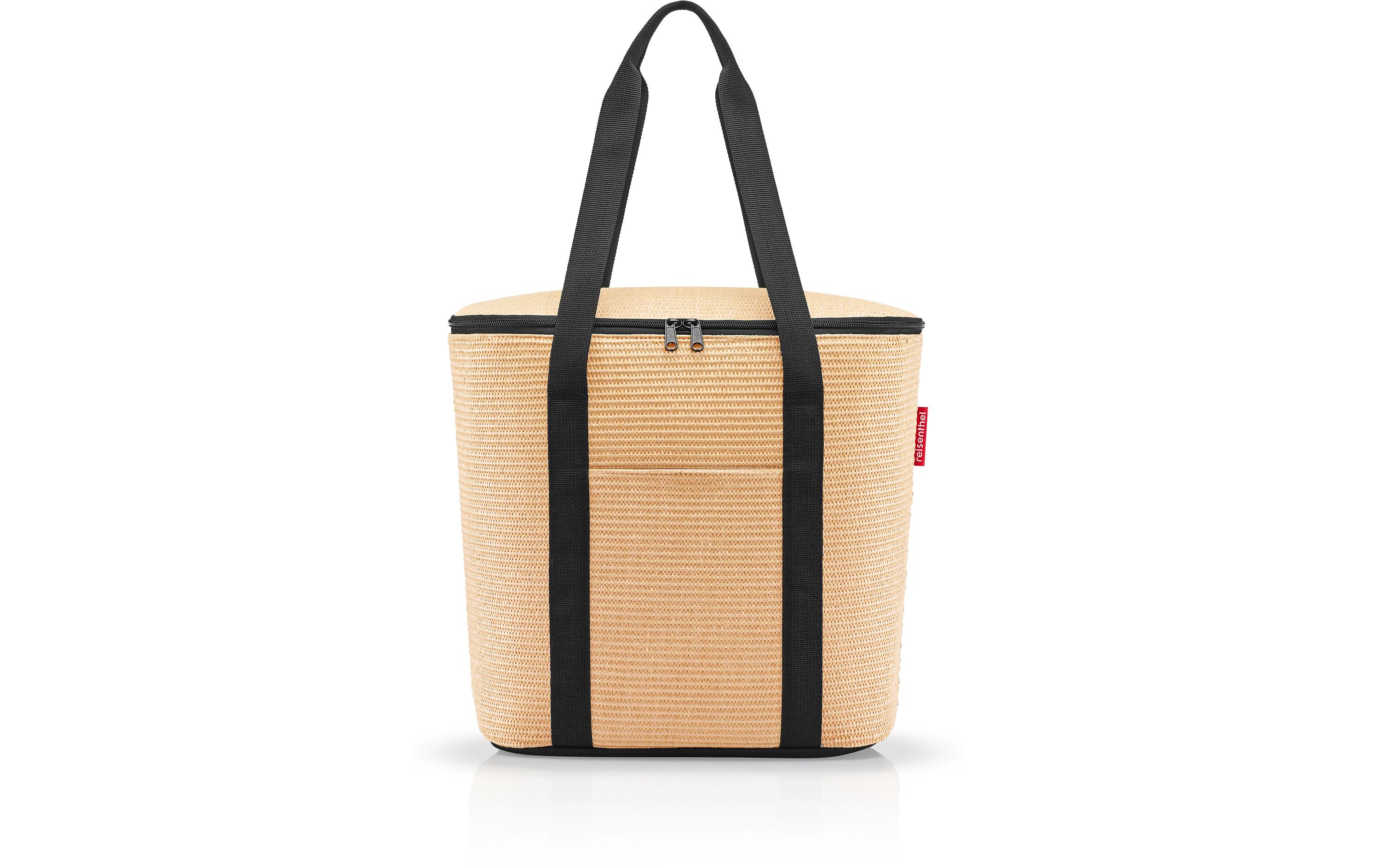 Einkaufskorb Thermoshopper Raffia BlackKühltasche für Einkauf oder Picknick