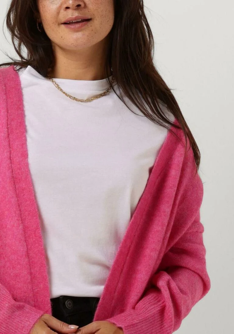 SELECTED FEMME fuchsia selected femme vest slflulu new ls knit long cardigan b