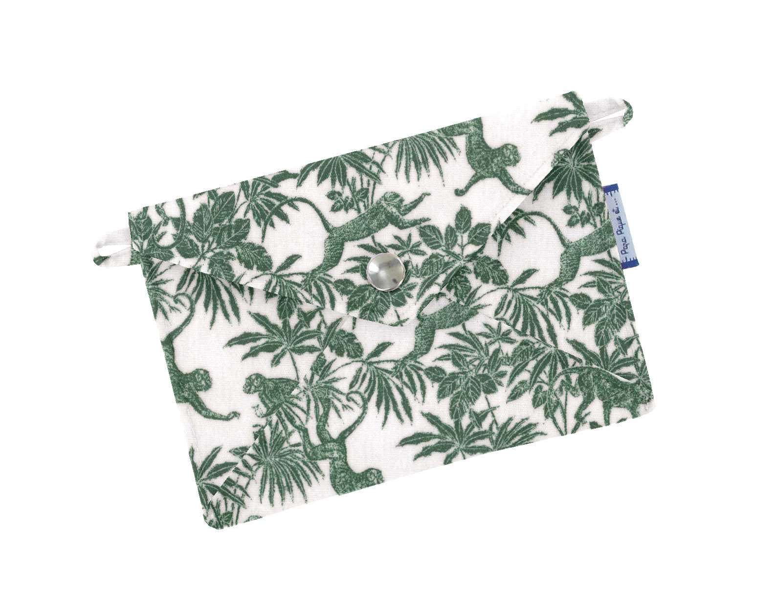 Petite Pochette Enveloppe Jungle Vintage
