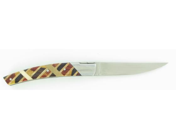 Le Thiers Pirou 10 cm Marqueterie Couteau de poche Le Thiers par Goyon Chazeau