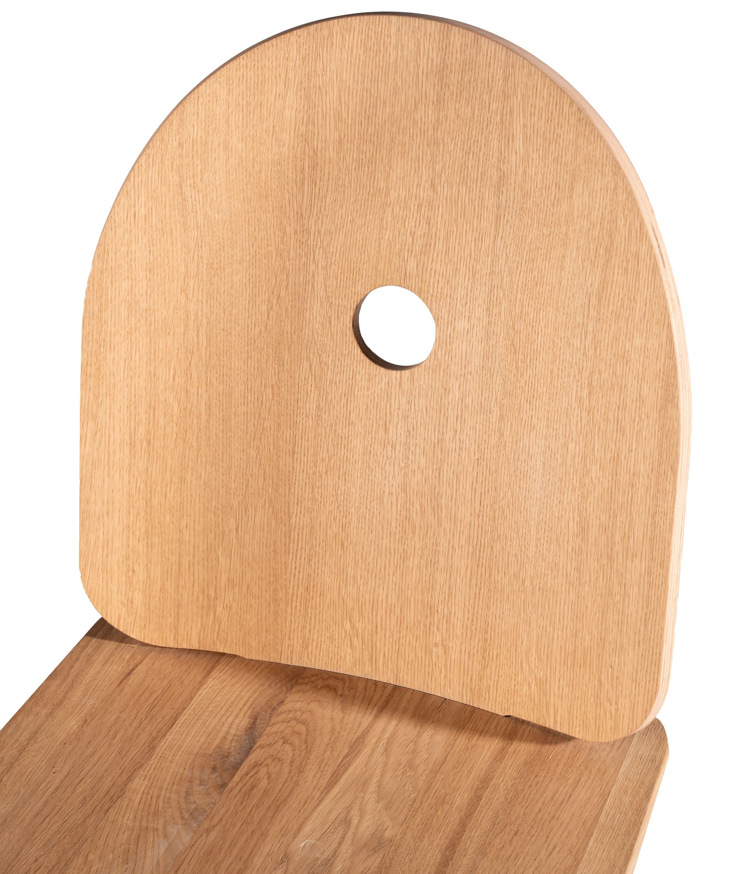 HOMEWORKS Stuhl - Natur / B: 38.0 cm x T: 47.0 cm x H: 85.0 cm