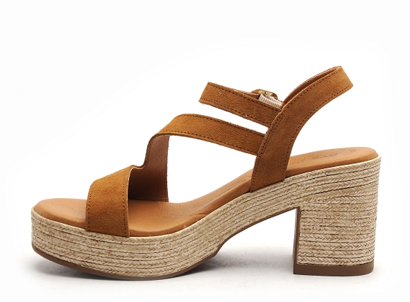 Eva frutos nu pieds talons femme 4642 marron