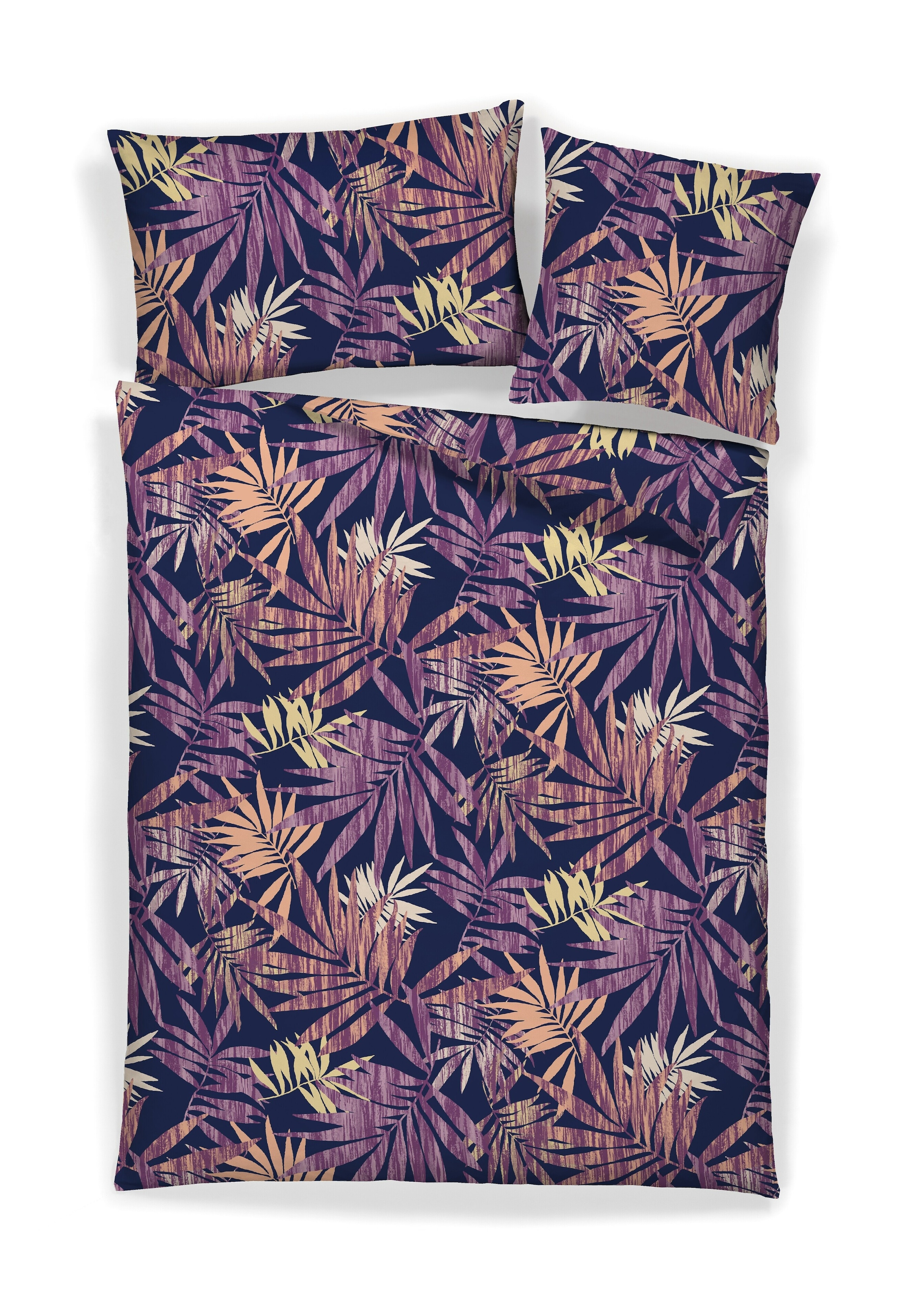 HOME FASHION Kissenbezug »Palmas, 100 % Microfaser«
