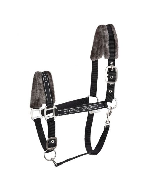 Waldhausen Halter Elegant - Paardenhalster - Zwart Pony