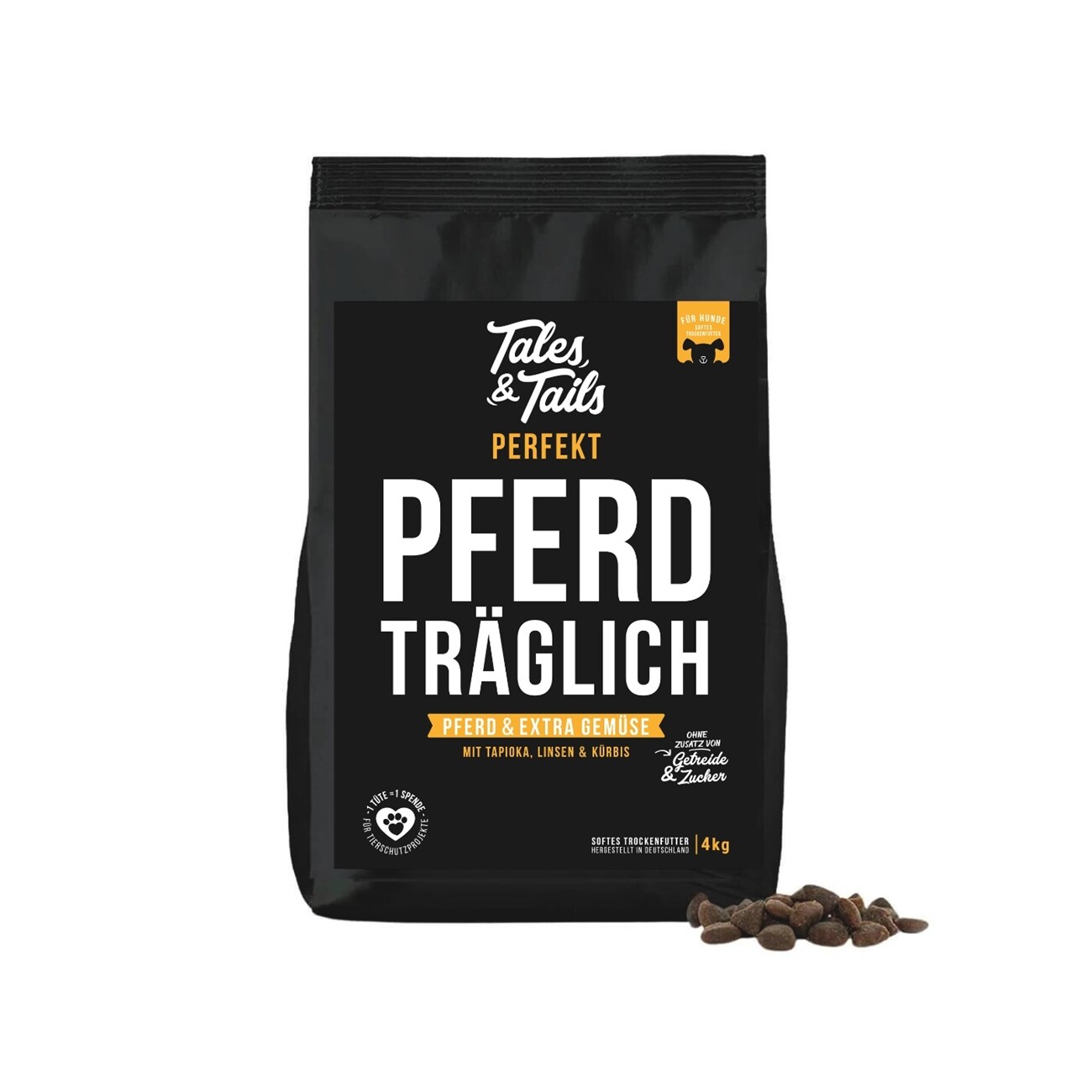 Tales & Tails Softes Trockenfutter Perfekt Pferdträglich 4 kg