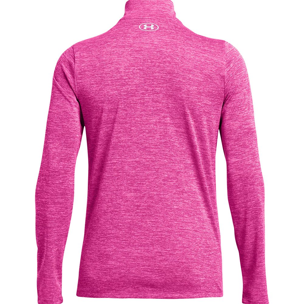 Under Armour Tech™ Twist ½ Zip Longsleeve Damen rebel pink