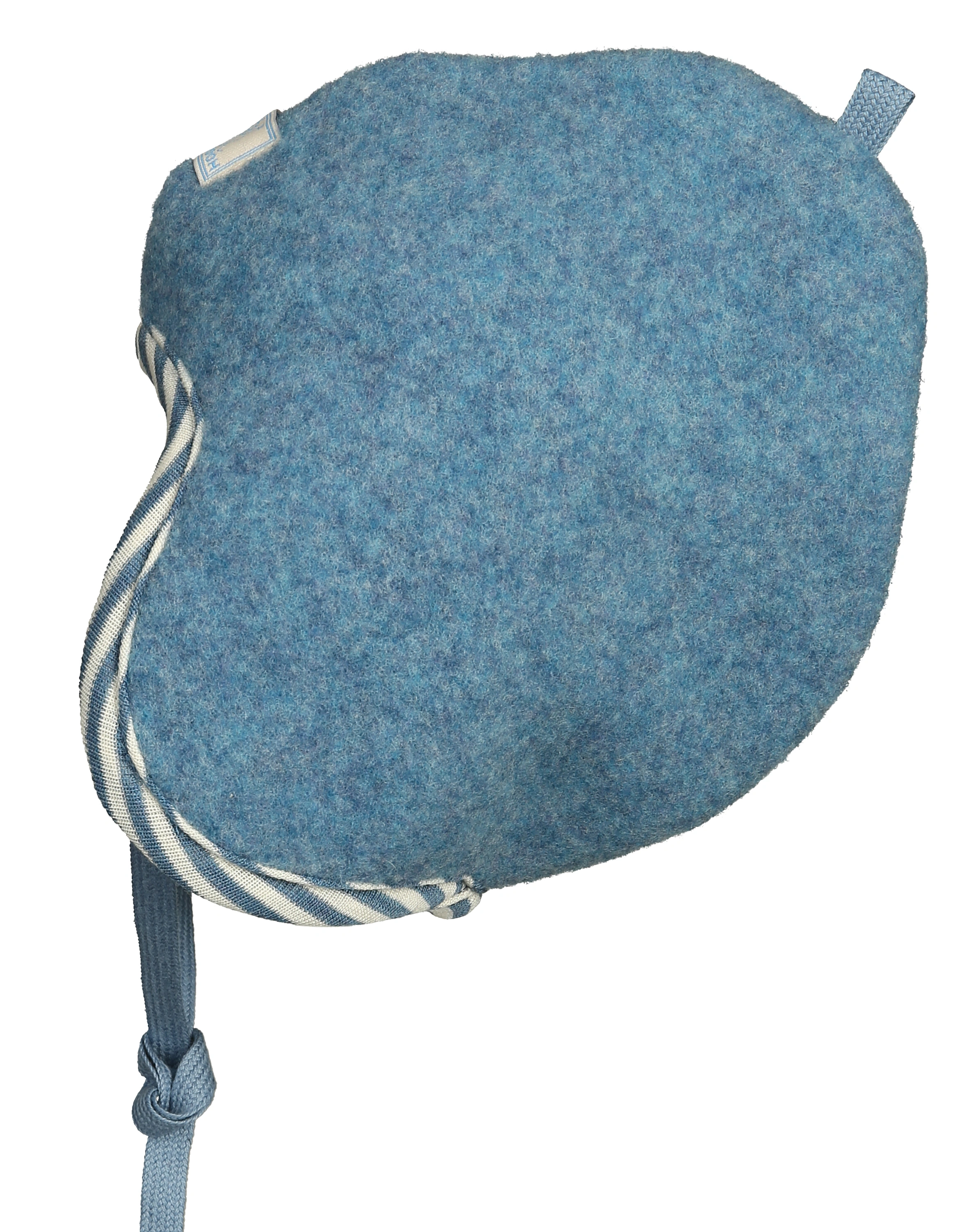 Woll-Fleecemütze MINI gefüttert in jeansblau