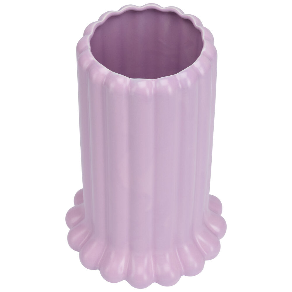 Design Letters  Tubular Vase, Purple - H24cm