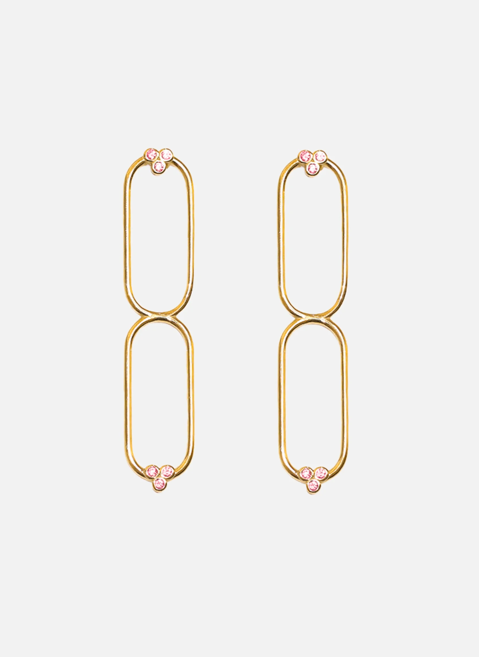 MENETIOS - Boucles d'oreilles pendantes menetios | Rose