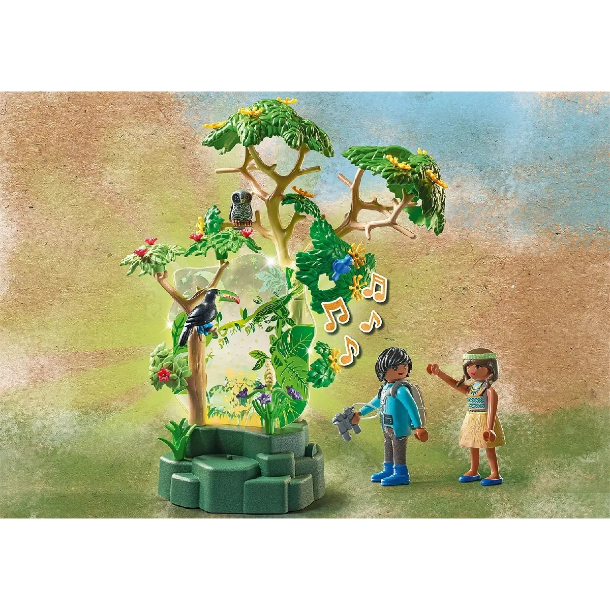 Playmobil® Playmobil 71009 Wiltopia Forêt Tropicale avec Veilleuse