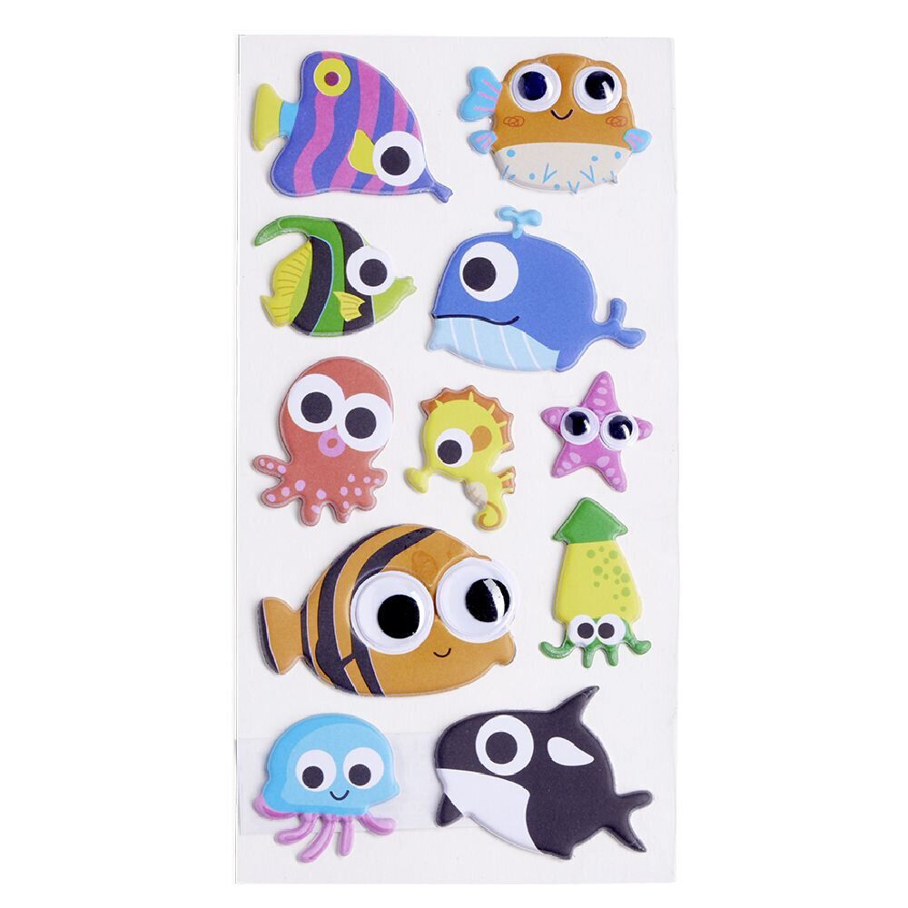Pochette de stickers fantaisie