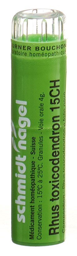 SCHMIDT-NAGEL Rhus Toxicodendron 15 CH<br>4 g, Granulat