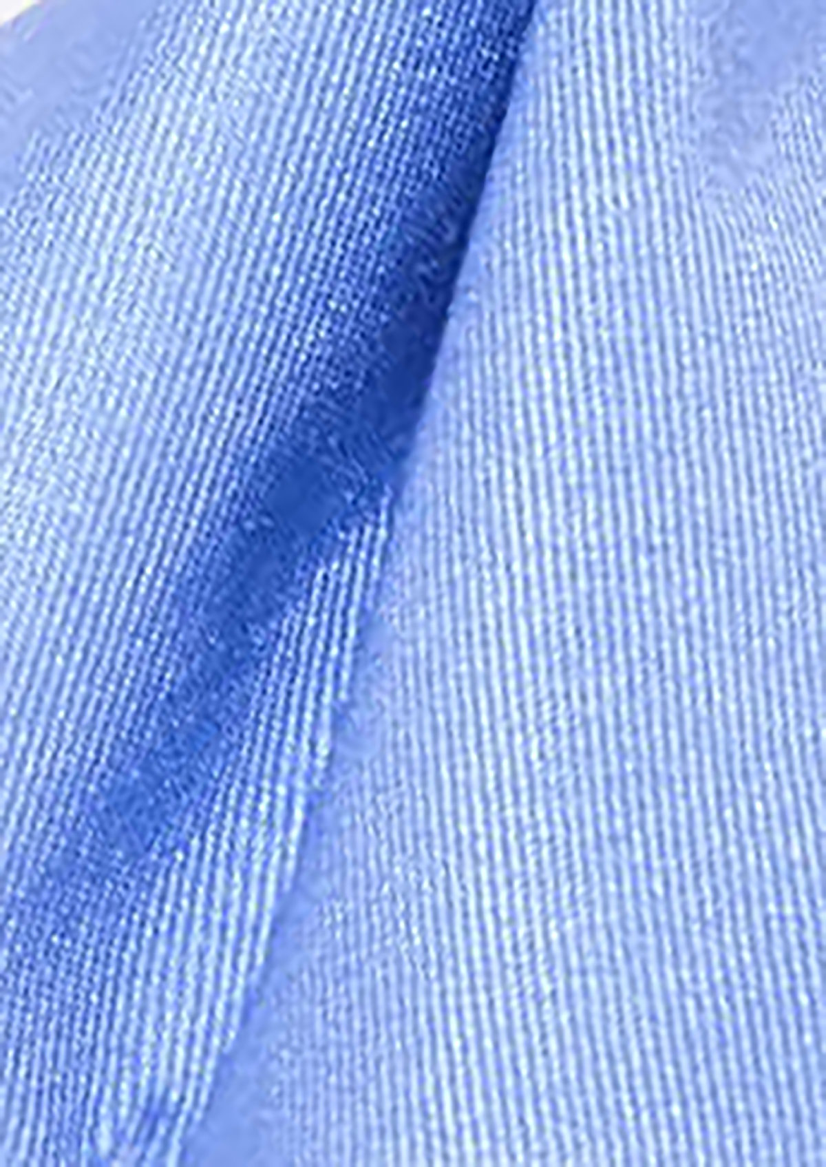 Noeud-papillon en soie unie bleu clair