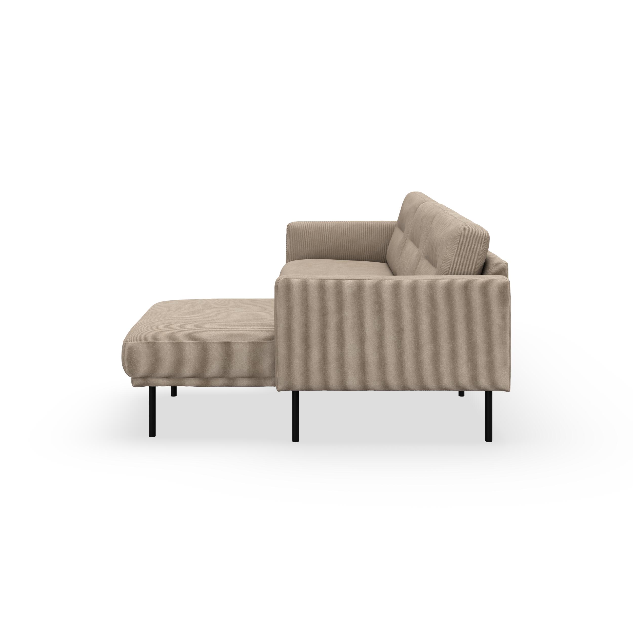 Larvik højrevendt sofa med chaiselong