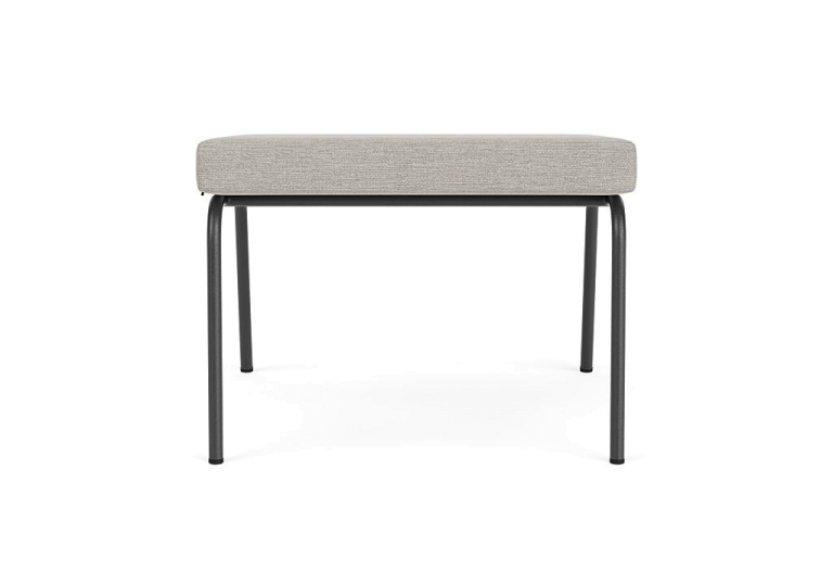 FÉST Monday ottoman zwart Royal 160 magnolia