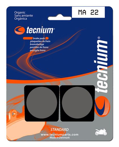 Plaquettes de freins Tecnium route organique - MA22