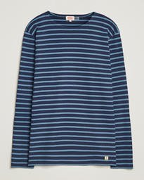 Armor-lux Houat Héritage Stripe Long Sleeve T-Shirt Deep Marine/Bluefin