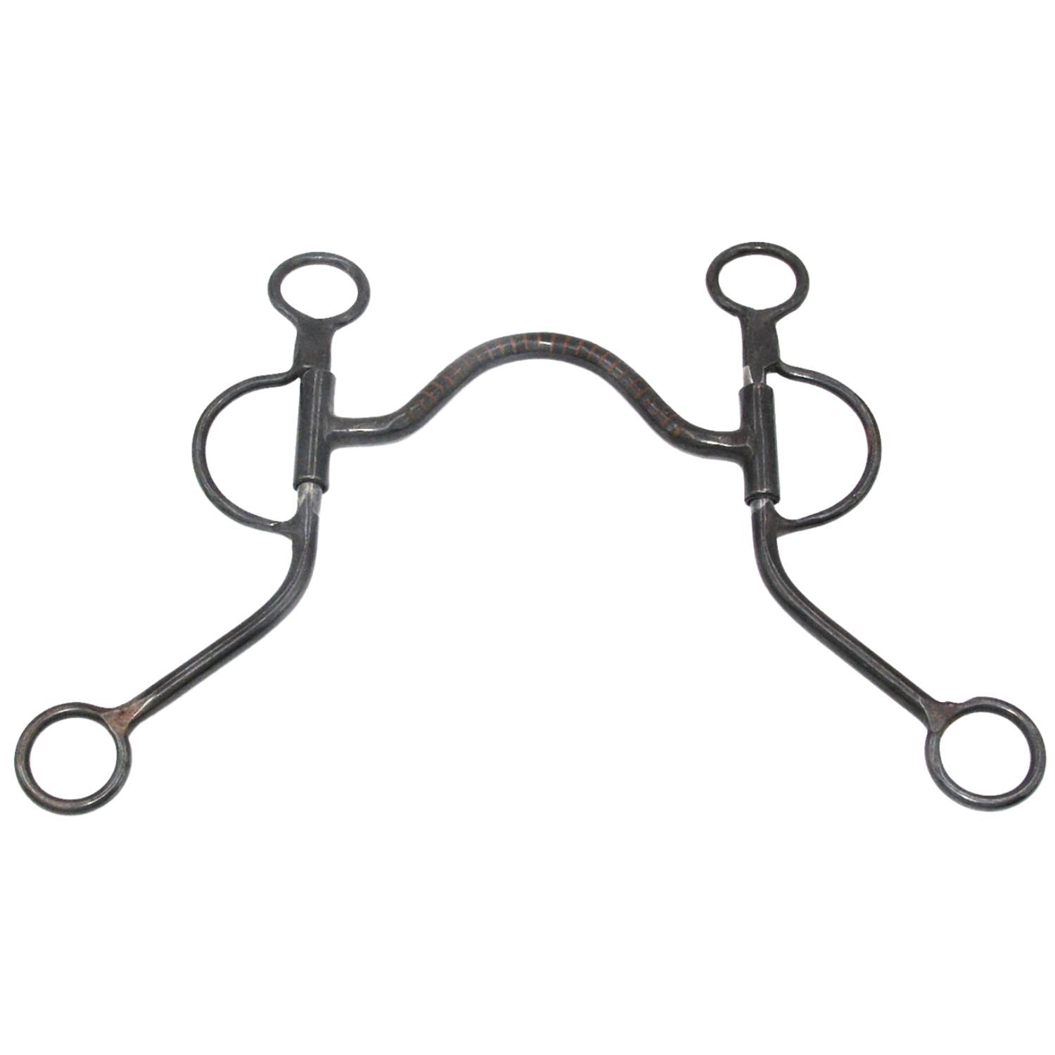 AMKA Training Snaffle Westerntrense Westerngebiss mit Kupfereinlage, 12,5 cm