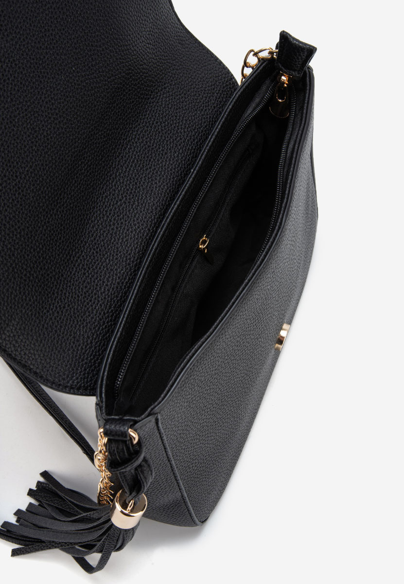 Sac bandoulière femme noire Anyssa