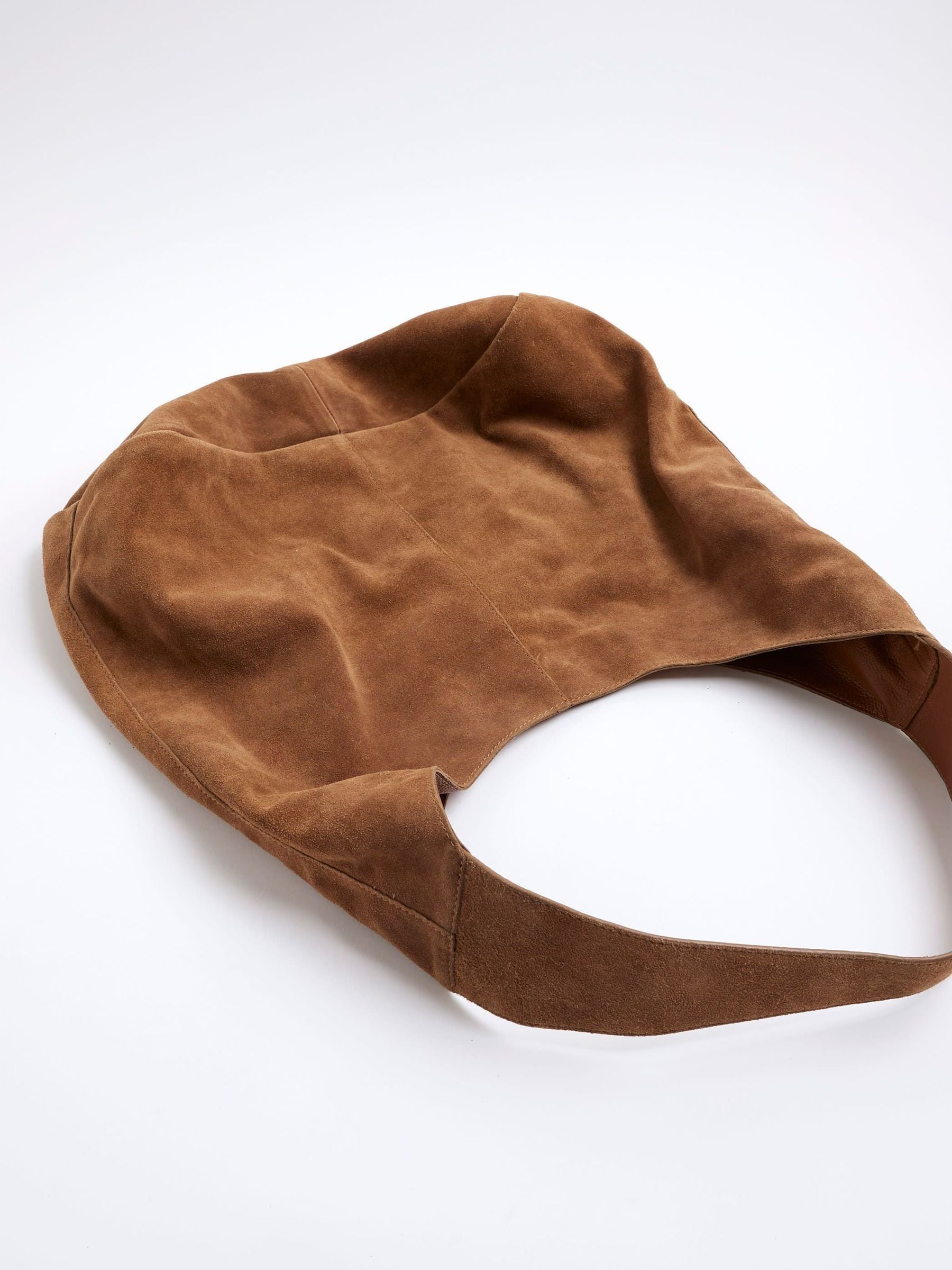 River Island Suede Slouch Shoulder Bag