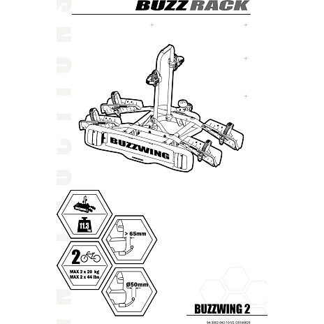 Buzzwing 2 cykelholder til 2 cykler